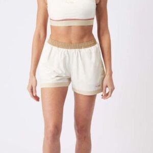 Puma Clele 3” Women's White and Tan Shorts